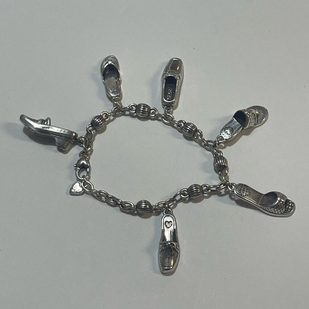 BRIGHTON vintage shoe sandal‎ charm bracelet